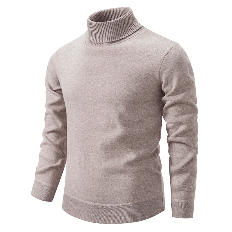 Damen Rollkragenpullover aus 100% Baumwolle mit skandinavischem Stil