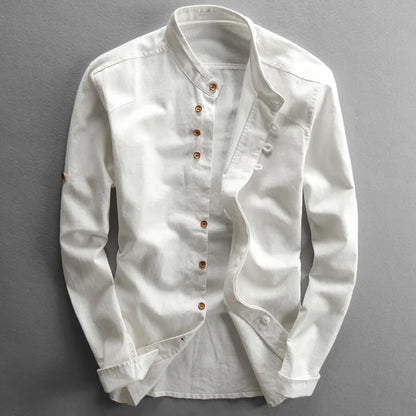 Heren Katana Stijl Shirt van Katoen en Polyester