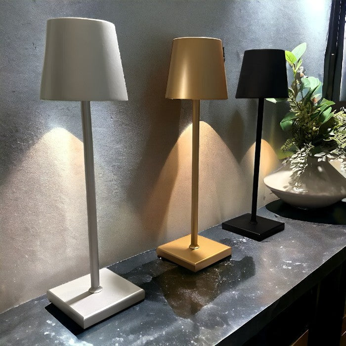 Nordia Light – Draadloze Oplaadbare LED Tafellamp met Touch Dimfunctie