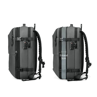 Anti-Diefstal Rugzak – 60L Reisrugzak met Vacuum Compressie