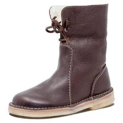 Wasserdichte Winterstiefel mit Wollfutter – Komfort & Stil für kalte Tage