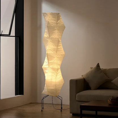 Japanese-Inspired LED Floor Lamp – Elegant, Minimalist Design