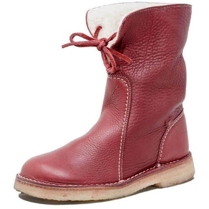 Wasserdichte Winterstiefel mit Wollfutter – Komfort & Stil für kalte Tage