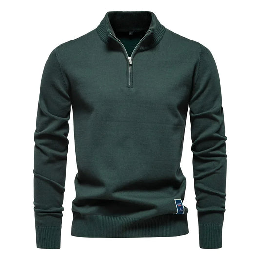 Herren Quarter-Zip Pullover – Klassisch und Bequem – Regular Fit