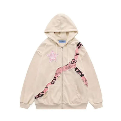 Oversized Dames Hoodie met Print | Comfortabele Streetwear Sweater