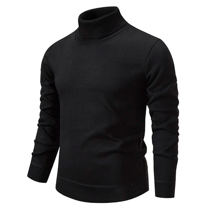 Damen Rollkragenpullover aus 100% Baumwolle mit skandinavischem Stil