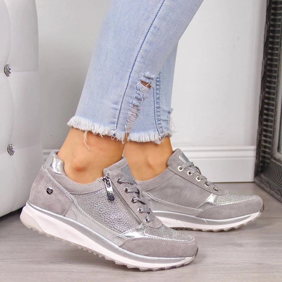 Dita – Ergonomische Wandelschoenen voor Dames | Comfortabel & Stevig | Suède