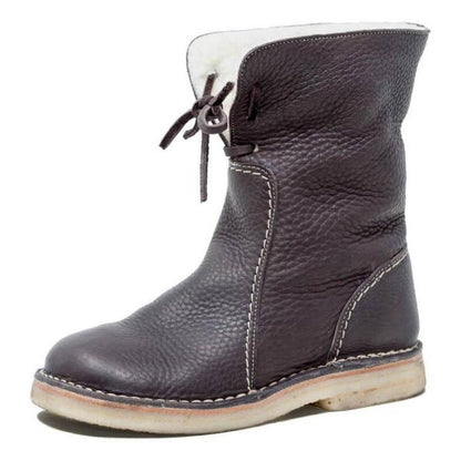 Wasserdichte Winterstiefel mit Wollfutter – Komfort & Stil für kalte Tage