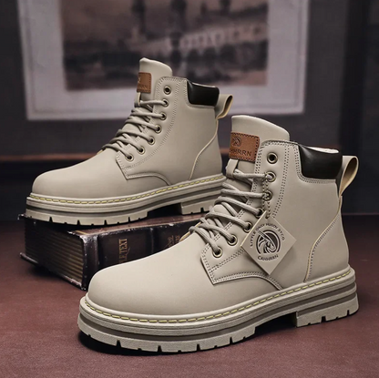 Heren Hoge Enkelboots – Stevig & Stijlvol – Outdoor & Streetwear