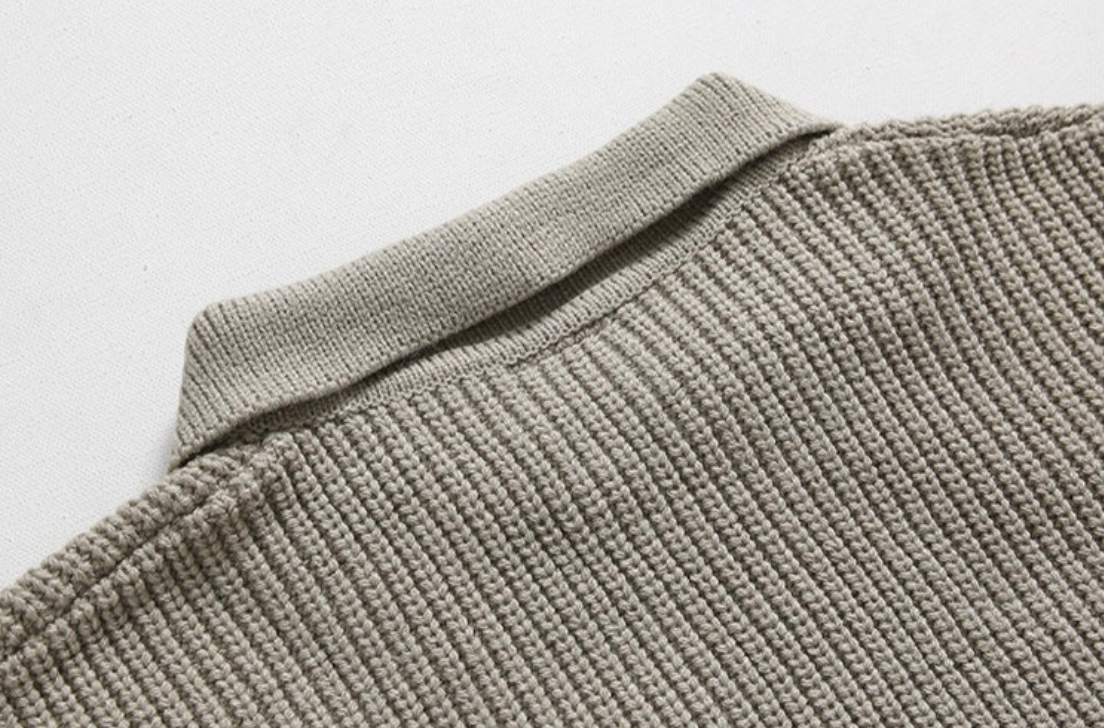Heren Trui met Kwart Rits – Klassiek Design en Comfortabele Pasvorm