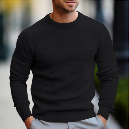 Heren Casual Trui met Ronde Hals – Comfortabel en Stijlvol