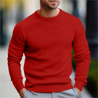 Heren Casual Trui met Ronde Hals – Comfortabel en Stijlvol