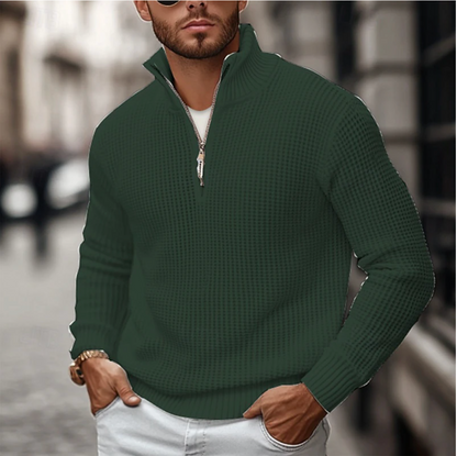 Heren Sweater met Rits – Lichtgewicht & Comfortabel