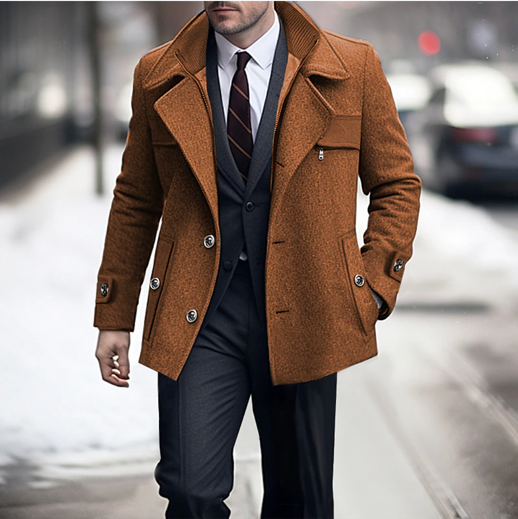 Stilvolle Herren Winterjacke – Wasserabweisendes & Komfortables Design