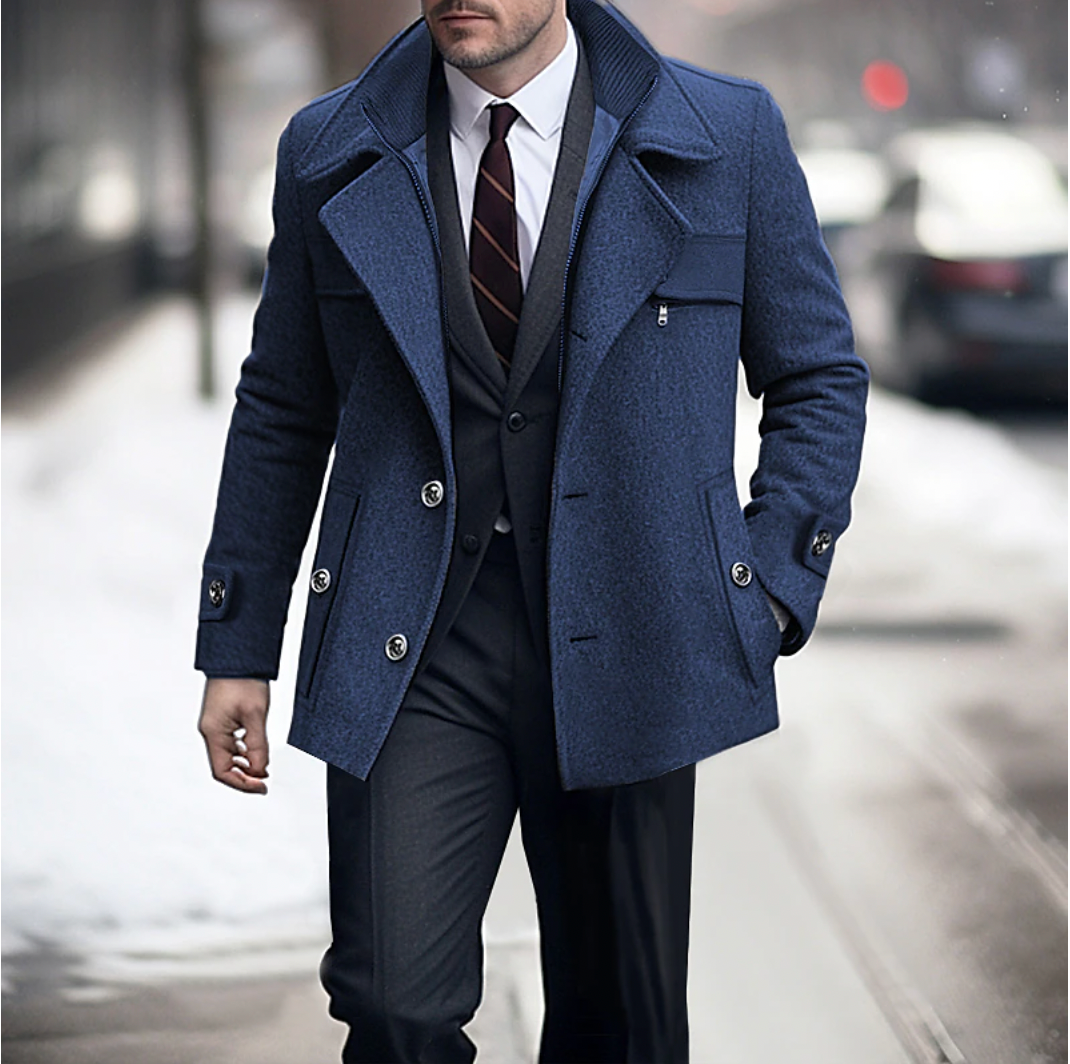 Stilvolle Herren Winterjacke – Wasserabweisendes & Komfortables Design
