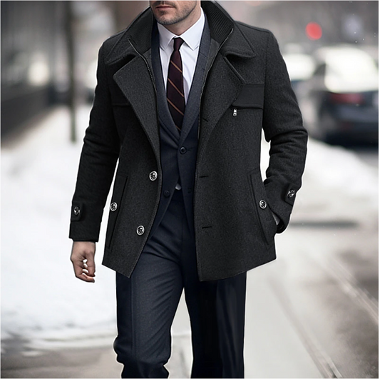 Stilvolle Herren Winterjacke – Wasserabweisendes & Komfortables Design