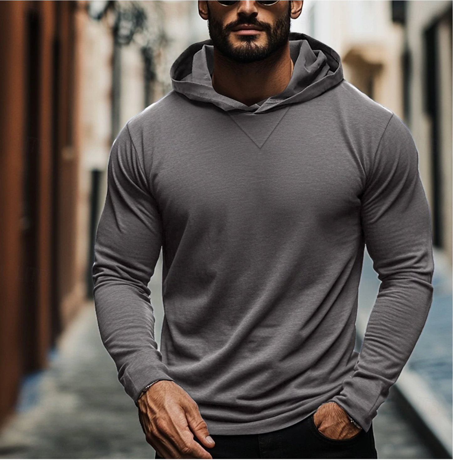 Lichtgewicht Heren Hoodie – Comfortabel & Ademend