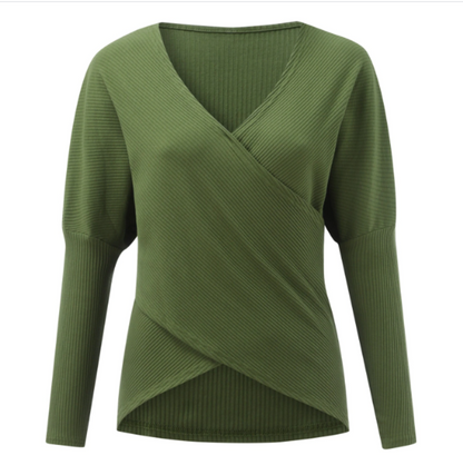 Elegante Damestrui van Kasjmier met Criss-Cross Detail – Herfst/Winter