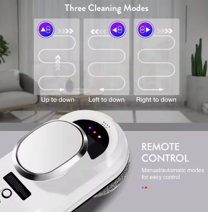 Slimme Raamreinigingsrobot met Afstandsbediening – Automatische Zuig- en Reinigingsfunctie