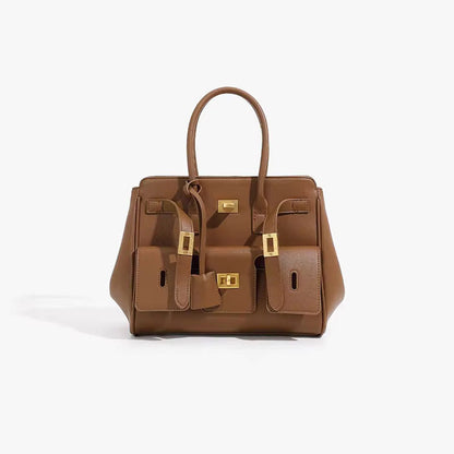 Elegante Vegan Leren Handtas – Tijdloze Klasse & Praktisch Ontwerp