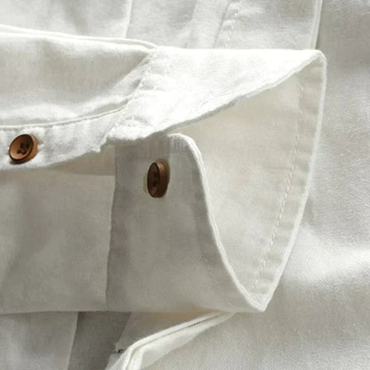 Heren Katana Stijl Shirt van Katoen en Polyester