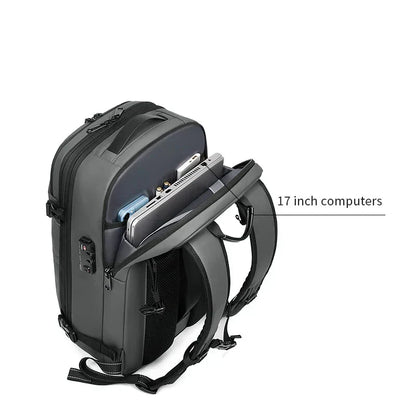 Anti-Diefstal Rugzak – 60L Reisrugzak met Vacuum Compressie