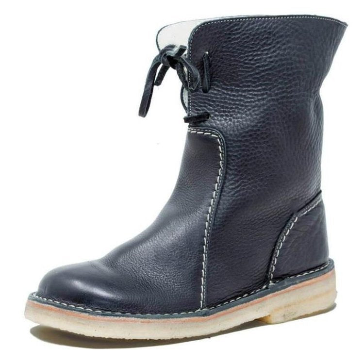 Wasserdichte Winterstiefel mit Wollfutter – Komfort & Stil für kalte Tage