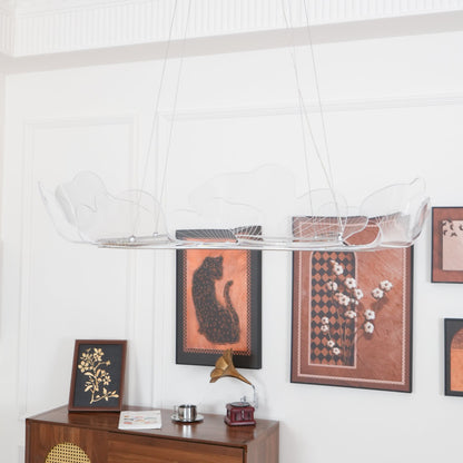 Sea Hanglamp – Bladvormige Plafondlamp met Gouden Afwerking en Geïntegreerde LED