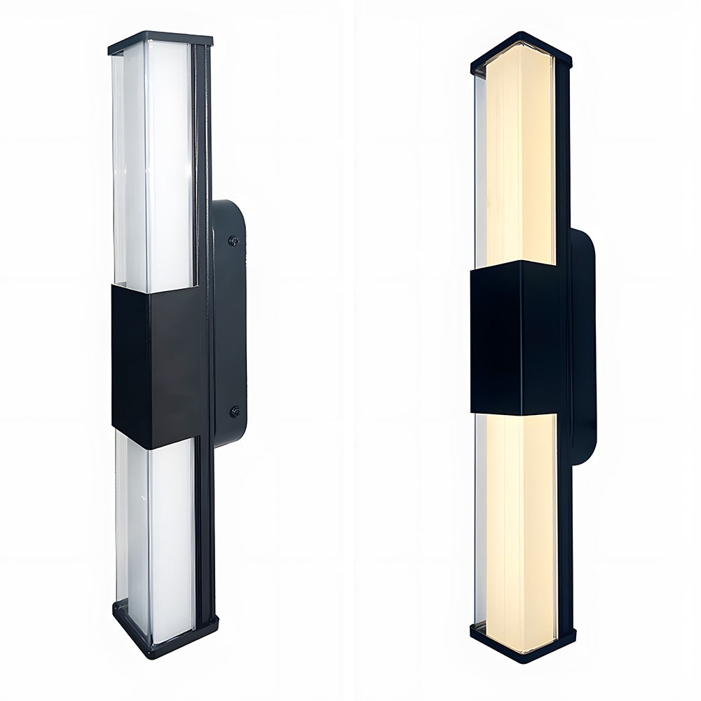 Simple Waterproof Long Strip LED Outdoor Wall Light