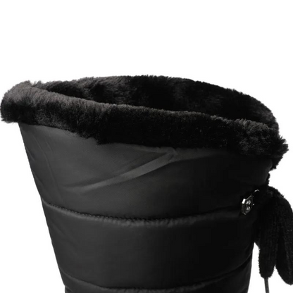 Dames Winterlaarzen met Bontvoering – Kniehoog & Warm voor Sneeuwdagen