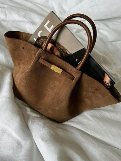 Vegan Suède Tote Tas – Elegant & Praktisch voor Elke Gelegenheid