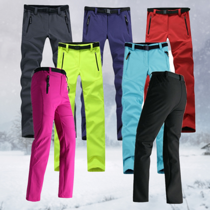 Wasserdichte & Verschleißfeste Wanderhose für Damen – Mit Fleecefutter & Stretch