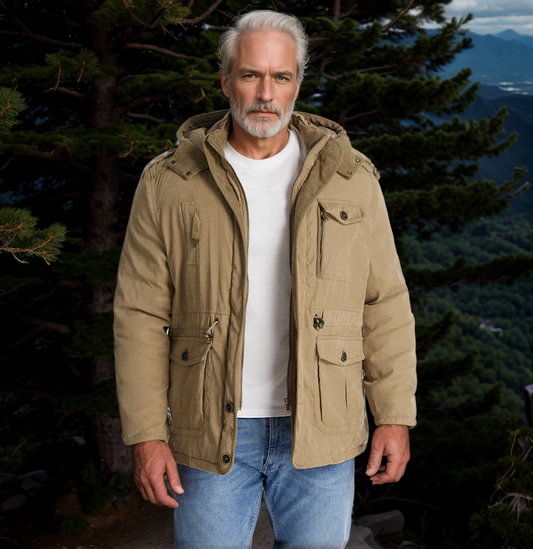 Herren Winterjacke mit Kapuze - Funktionell und Warm