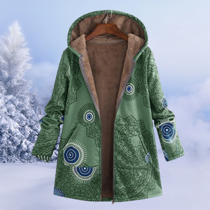 Floral Winter Set Damen – Warmes Kleidungsset mit Blumenmuster