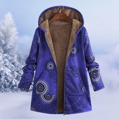 Floral Winter Set Damen – Warmes Kleidungsset mit Blumenmuster