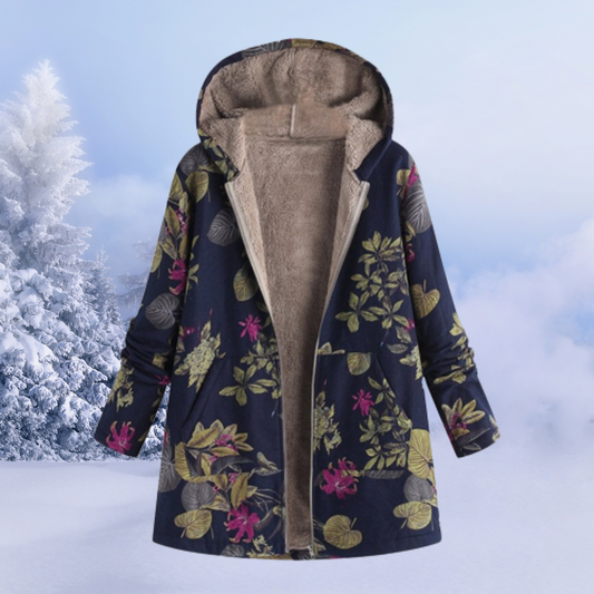 Floral Winter Set Dames – Warme Kledingset met Bloemenprint