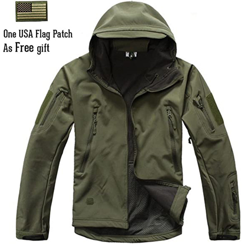 Tactische Softshell Jas voor Heren – Waterdicht & Winddicht Outdoorjack