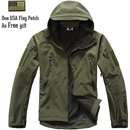 Tactische Softshell Jas voor Heren – Waterdicht & Winddicht Outdoorjack