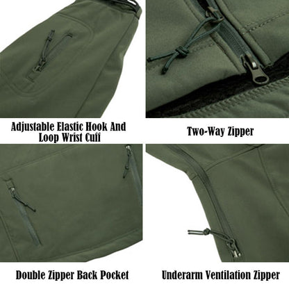 Tactische Softshell Jas voor Heren – Waterdicht & Winddicht Outdoorjack