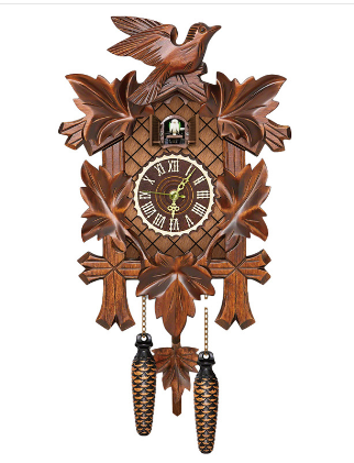 Klassieke Koekoeksklok – Black Forest Wandklok met Geluid