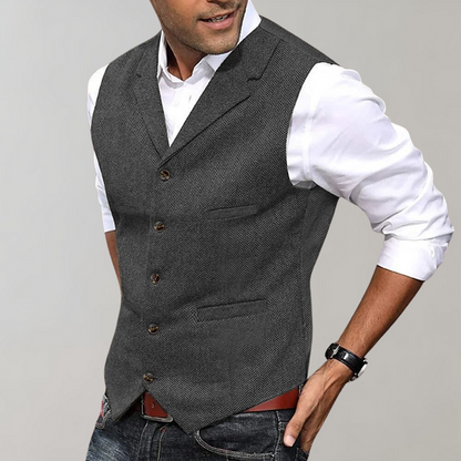 Elegante Heren Gilet - Stijlvolle & Duurzame Herenvest