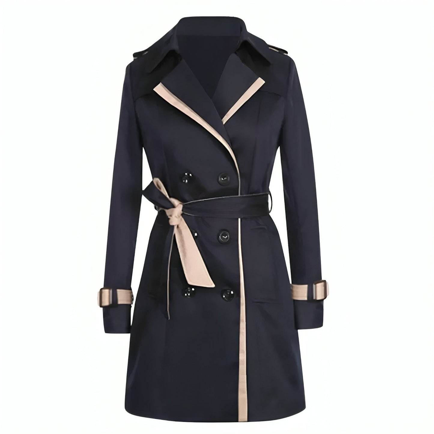 Stijlvolle Dames Trenchcoat – Tijdloos Ontwerp voor de Herfst