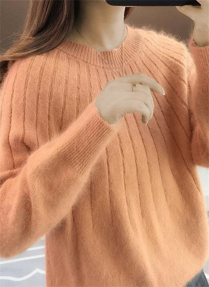 Zachte Kasjmier Gebreide Trui voor Dames – Warm & Elegant voor Herfst en Winter