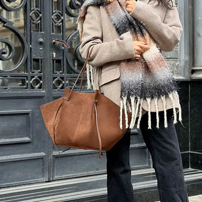 Vegan Suède Tote Bag – Stijlvol, Ruim & Duurzaam