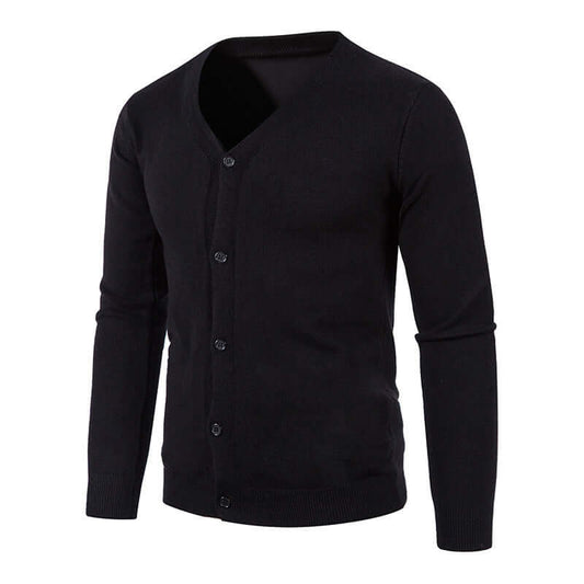 Heren Chunky Casual Vest  met V-hals | Warme Vesten voor de Herfst en Winter