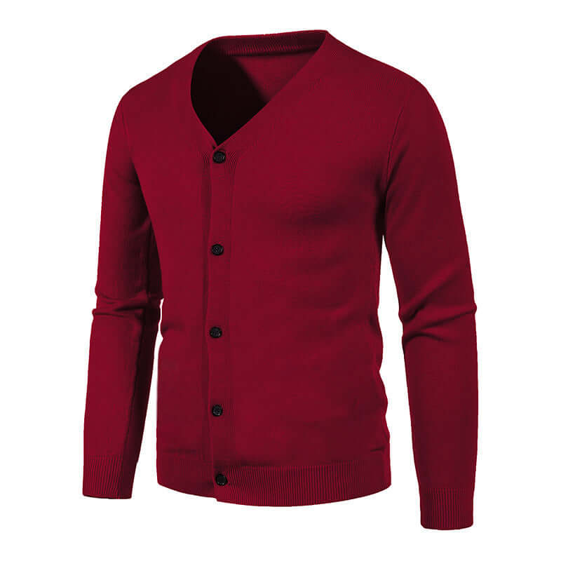Herren Chunky Freizeitweste mit V-Ausschnitt | Warme Westen für Herbst und Winter