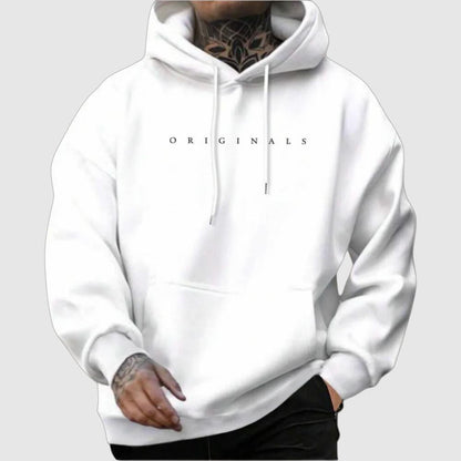 Heren Streetwear Hoodie – Casual Loose Fit Sweatshirt met Minimalistisch Design