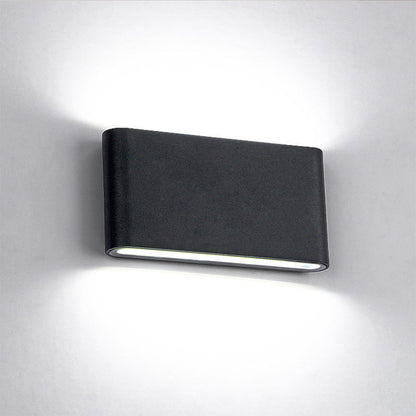 Moderne wasserdichte Außenlampe – Aluminium-Wandlampe mit Auf- und Abwärtslicht, IP65