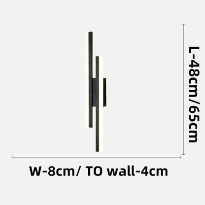 Long Acrylic Wall Sconce Living Room LED Wall Lights