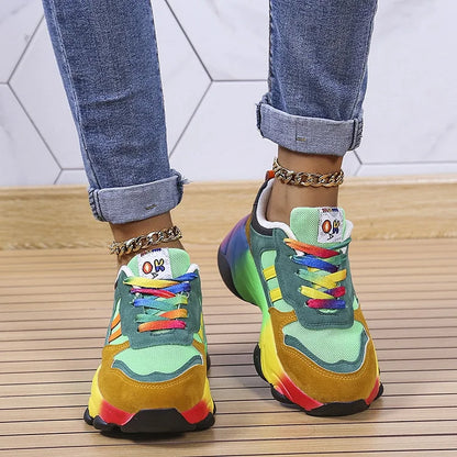 Orthopedische Regenboogschoenen voor Dames – Comfort & Stijl